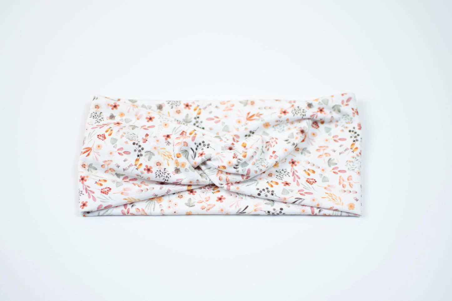 Stirnband Print | braune Blumen