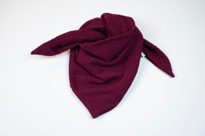 Halstuch Basic | dunkelrot