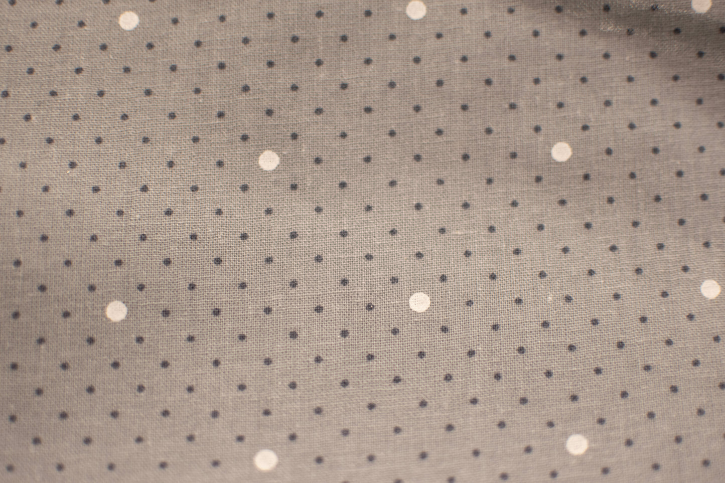 3in1-Tasche mit Taschenstoff | dunkelblau mit grauen Punkten