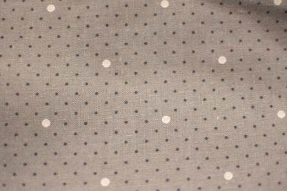 3in1-Tasche mit Taschenstoff | dunkelblau mit grauen Punkten