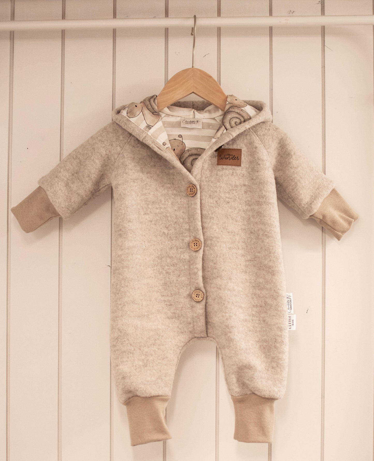 Overall Woolwalk | beige & Schnecken